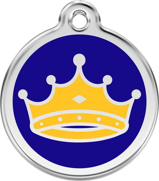Crown Icon Pet ID Tag