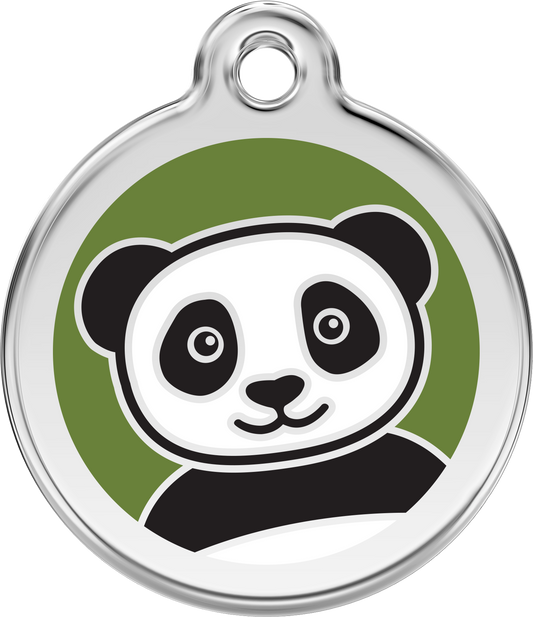 Panda Bear Icon Pet ID Tag (PA)