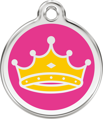 Crown Icon Pet ID Tag