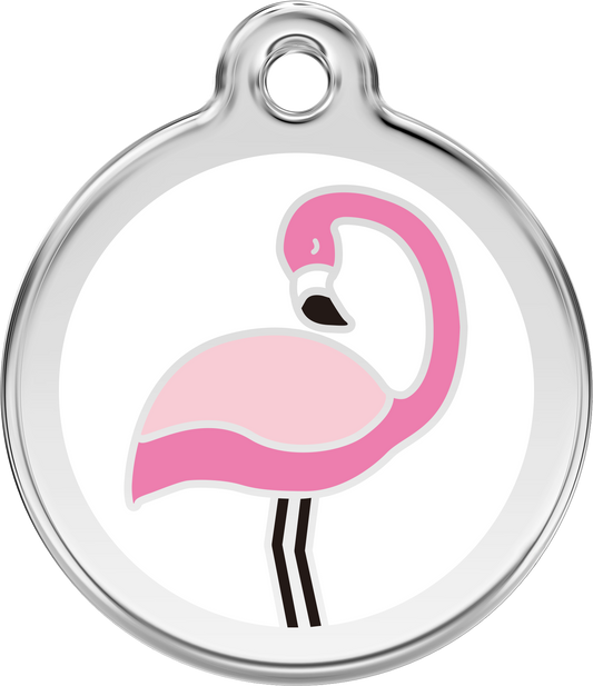 Flamingo Icon Pet ID Tag (FM)