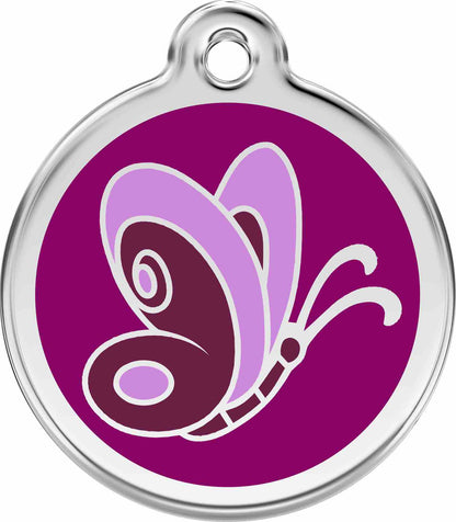Butterfly Icon Pet ID Tag