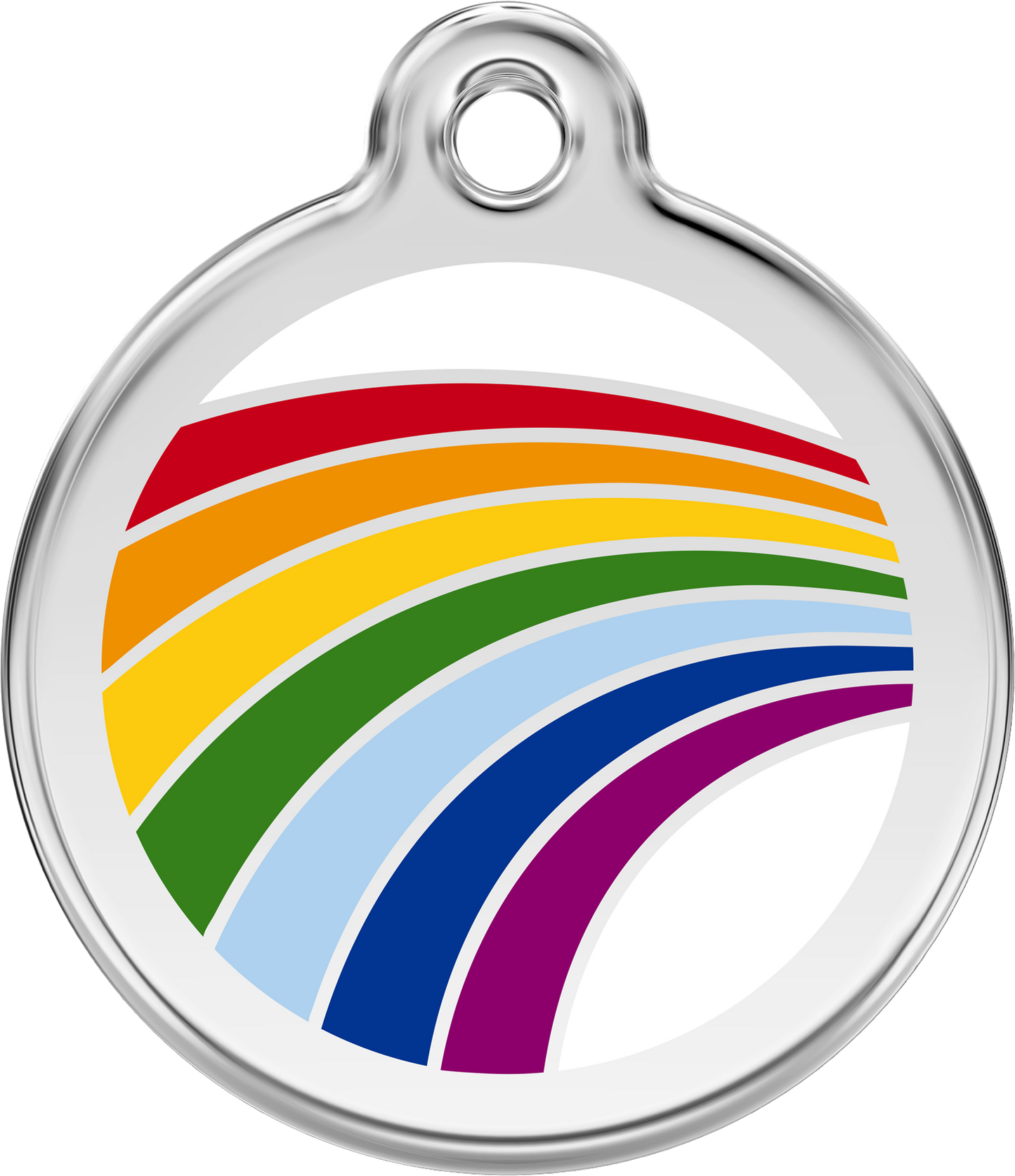 Rainbow Icon Pet ID Tag (RA)
